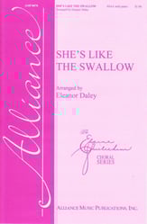 She's Like the Swallow SSAA choral sheet music cover